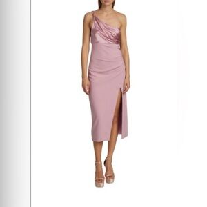 CINQ À SEPT Trenton One Shoulder Dress sz 2 NWOT